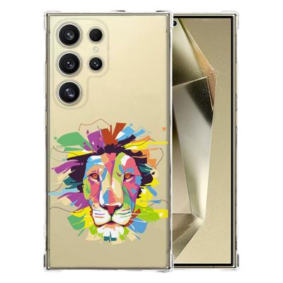 Samsung Galaxy S25 Ultra Hoesje - Lion Color TPU Antishock Samsung Galaxy S25 Ultra Hoesje - Lion Color TPU Antishock