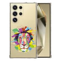 Samsung Galaxy S25 Ultra Hoesje - Lion Color TPU Antishock Samsung Galaxy S25 Ultra Hoesje - Lion Color TPU Antishock