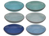 Studio Tavola Pastaborden - Ocean Blue - Set van 6 - Ø 23 cm Studio Tavola Pastaborden - Ocean Blue - Set van 6 - Ø 23 cm