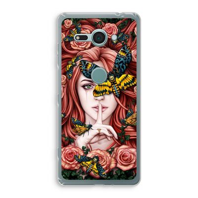Lady Moth: Sony Xperia XZ2 Compact Transparant Hoesje