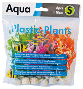 Superfish Aqua Plants S Kunstplanten - 10cm, Set van 6 voor Aquarium Decoratie, Onderhoudsvrij