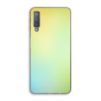 Minty mist pastel: Samsung Galaxy A7 (2018) Transparant Hoesje