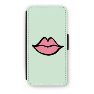 Kusje: iPhone 8 Flip Hoesje