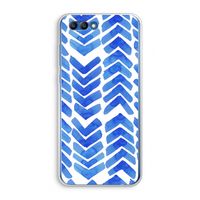 Blauwe pijlen: Honor 10 Transparant Hoesje