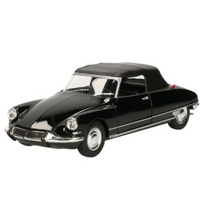 Modelauto/speelgoedauto Citroen DS 19 1965 - zwart - schaal 1:24/20 x 7 x 6 cm