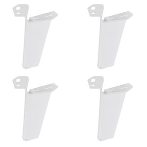 Witte tapse design meubelpoot 10 cm (set van 4)