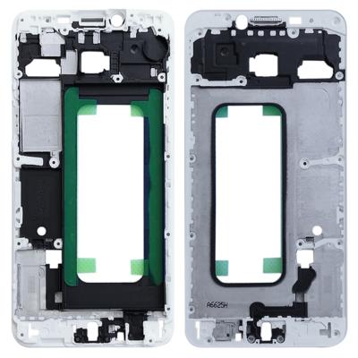 Front behuizing LCD frame bezel Plate voor Galaxy C5 (wit)