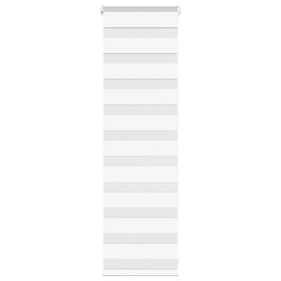 Zebra rolgordijn 50x100 cm stofbreedte 45,9cm polyester wit
