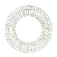 Kerstkrans met LED lampjes - warm wit - ø36 cm