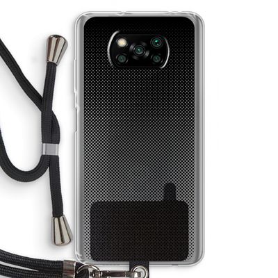 Musketon Halftone: Xiaomi Poco X3 NFC Transparant Hoesje met koord