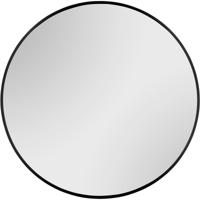 Spiegel - Trion Tribo - Rond - Hangspiegel in Frame - 70cm - Zwart - Metaal
