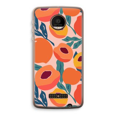 Perzik: Motorola Moto Z Force Transparant Hoesje