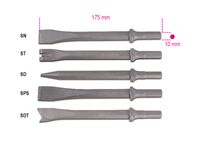 Beta 1940 E10/SPS-chisels for air hammers 1940E10/SPS - 019400043