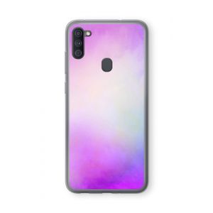 Clouds pastel: Samsung Galaxy A11 Transparant Hoesje
