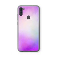 Clouds pastel: Samsung Galaxy A11 Transparant Hoesje