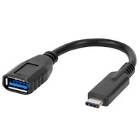 OWC OWCTCCADPU3 USB-kabel USB 3.2 Gen 1 (3.1 Gen 1) 0,14 m USB C USB A Zwart - thumbnail