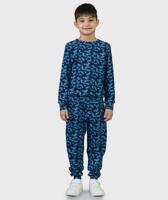 SET - Pants And Shirt Camouflage Blue