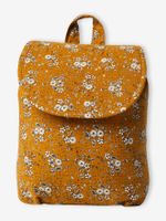Personaliseerbare tas met bloemen voor meisjes kameel - thumbnail