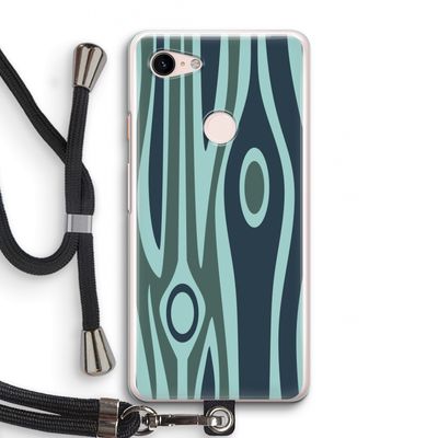 Bast B: Pixel 3 Transparant Hoesje met koord
