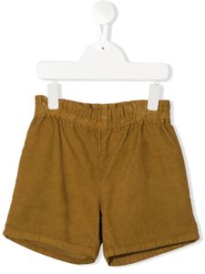 Bonpoint short en velours côtelé à taille froncée - Marron