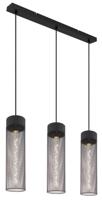 Globo 3-lichts hanglampHans zwart - 15649-3H