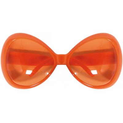 Oranje mega party zonnebril - voor dames - Koningsdag artikelen - party brillen Oranje mega party zonnebril - voor dames - Koningsdag artikelen - party brillen
