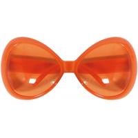 Oranje mega party zonnebril - voor dames - Koningsdag artikelen - party brillen