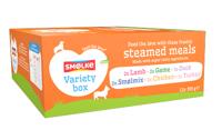 Smølke Vers Gestoomde Maaltijd Variety Box hond 12 x 395 gram Smølke Vers Gestoomde Maaltijd Variety Box hond 12 x 395 gram