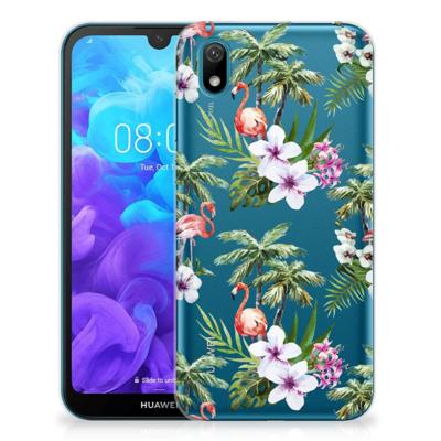 Huawei Y5 (2019) | TPU Hoesje | Flamingo Palms