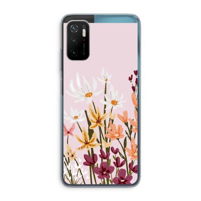 Painted wildflowers: Xiaomi Poco M3 Pro 5G Transparant Hoesje