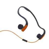Achter opknoping Wire-Controlled Bone geleiding outdoor sport hoofdtelefoon (oranje)