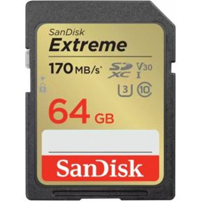 SanDisk Extreme 64 GB SDXC UHS-I Klasse 10