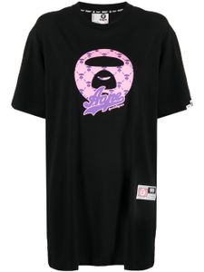 AAPE BY *A BATHING APE® t-shirt en jersey à imprimé graphique - Noir