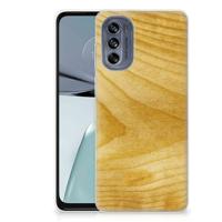 Motorola Moto G62 5G | Bumper Hoesje | Licht Hout