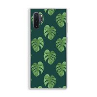 Monstera leaves: Samsung Galaxy Note 10 Plus Transparant Hoesje