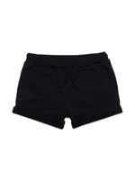 DSQUARED2 KIDS short en coton à logo appliqué - Noir