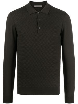 Corneliani polo en laine vierge - Vert
