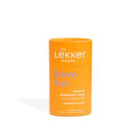 The Lekker Company Deodorant Stick Have Fun Mandarijn & Citroen The Lekker Company Deodorant Stick Have Fun Mandarijn & Citroen