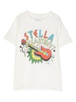 Stella McCartney Kids t-shirt à logo imprimé - Blanc