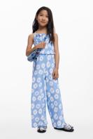 Bloemen jumpsuit met bandjes - MATERIAL FINISHES - 5/6