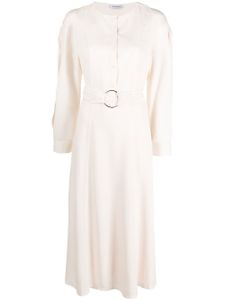 Rodebjer robe mi-longue Alice à taille ceinturée - Tons neutres