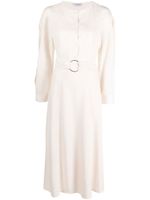 Rodebjer robe mi-longue Alice à taille ceinturée - Tons neutres