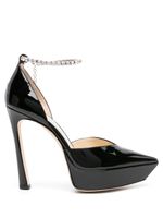 Jimmy Choo escarpins Saeda 130 mm à plateforme - Noir