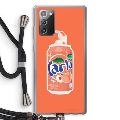 S(peach)less: Samsung Galaxy Note 20 / Note 20 5G Transparant Hoesje met koord