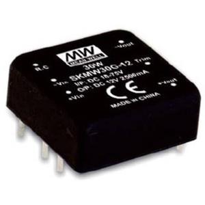 Mean Well DKMW30F-12 DC/DC-converter, SMD 12 V/DC 12 V/DC 1.25 A 30 W Aantal uitgangen: 2 x Inhoud 1 stuk(s)