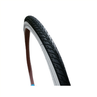 Deli tire buitenband 28x1.75 47-622 zwart/wit breaker reflectie