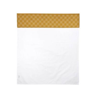 Meyco baby wieglaken Double diamond 75x100 cm honey gold Meyco baby wieglaken Double diamond 75x100 cm honey gold