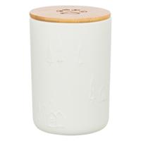 Trixie snackpot keramiek wit