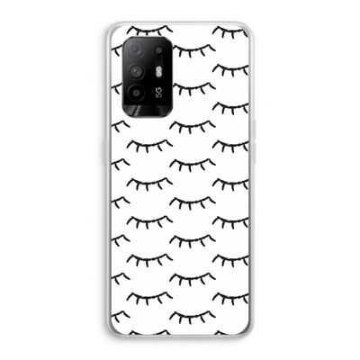 Wimpers: Oppo A95 5G Transparant Hoesje