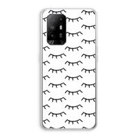 Wimpers: Oppo A95 5G Transparant Hoesje